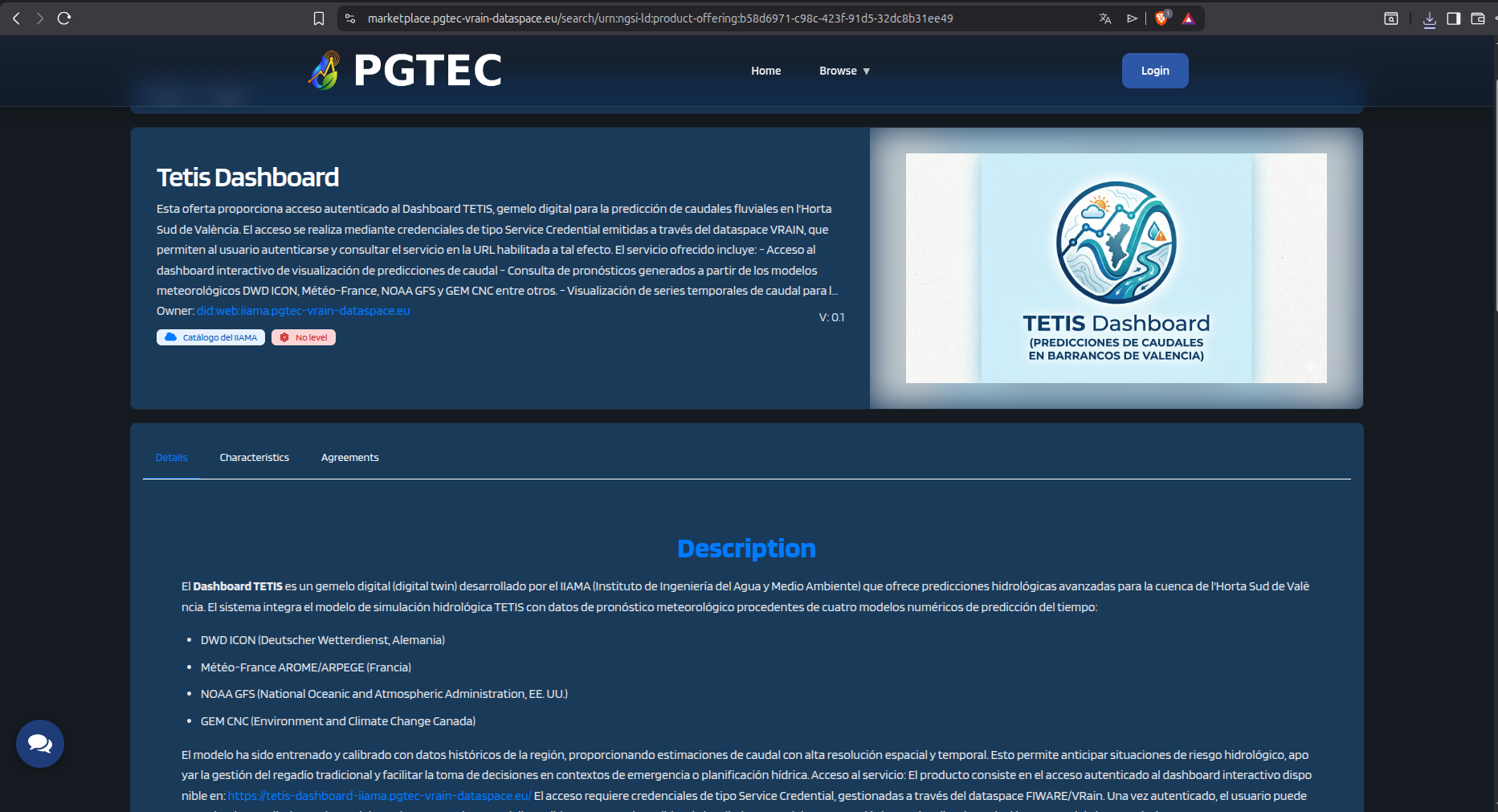 Marketplace - solicitar oferta